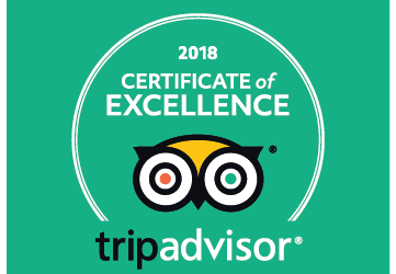 The Fish Bar wins a Tripadvisor 2018 Certificate of Excellence